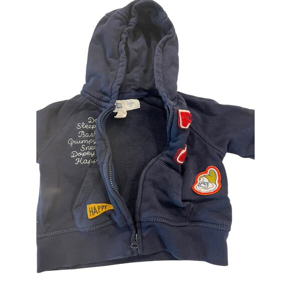 Gap Disney Snow White and the Seven Dwarfs Hoodie Jacket 6/12 Mo - Picture 2 of 4